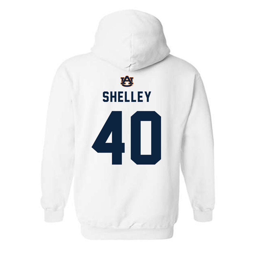 Auburn - NCAA Baseball : Wade Shelley - Replica Shersey Hooded Sweatshirt-1