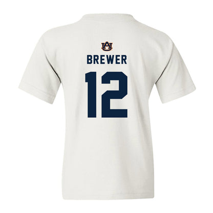 Auburn - NCAA Baseball : Garrett Brewer - Replica Shersey Youth T-Shirt-1