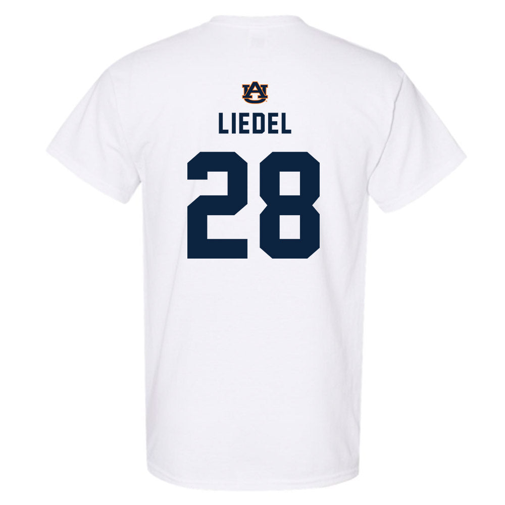 Auburn - NCAA Baseball : Carson Liedel - Replica Shersey T-Shirt-1