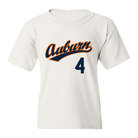 Auburn - NCAA Baseball : Jake Marciano - Replica Shersey Youth T-Shirt-0