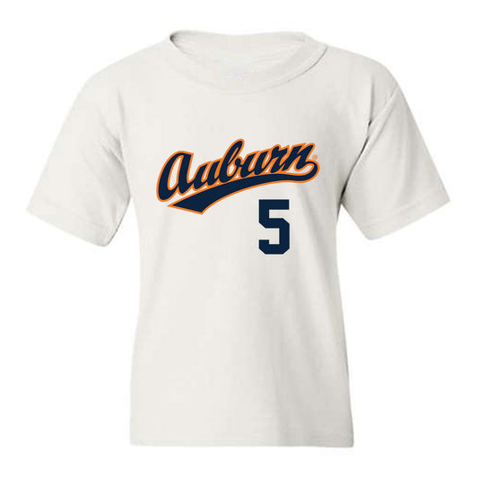 Auburn - NCAA Baseball : Bristol Carter - Replica Shersey Youth T-Shirt-0