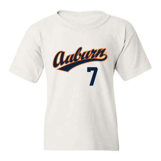 Auburn - NCAA Baseball : Todd Clay - Replica Shersey Youth T-Shirt-0