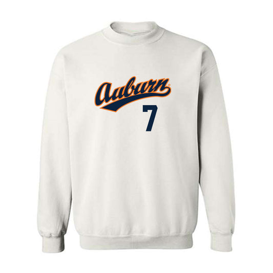 Auburn - NCAA Baseball : Todd Clay - Replica Shersey Crewneck Sweatshirt-0
