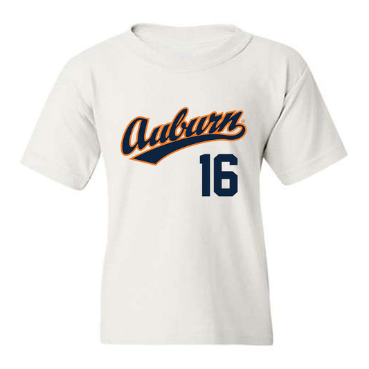 Auburn - NCAA Baseball : Clayton Armah - Replica Shersey Youth T-Shirt-0