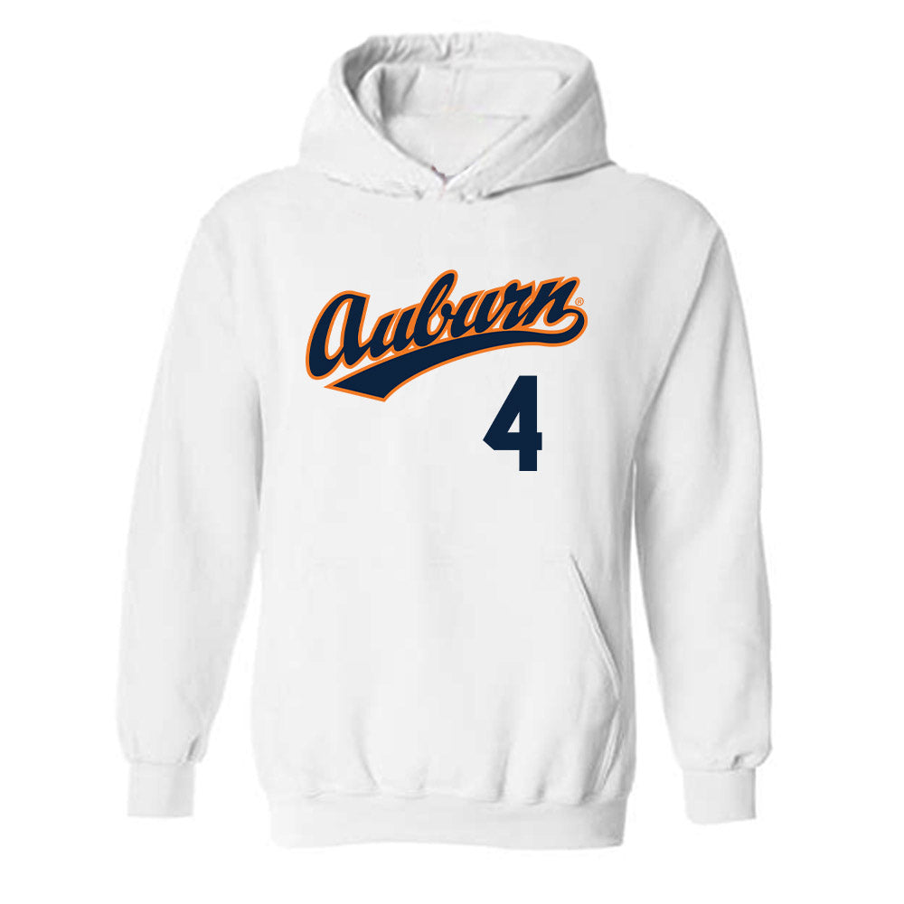 Auburn - NCAA Baseball : Jake Marciano - Replica Shersey Hooded Sweatshirt-0