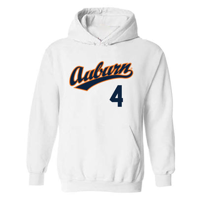 Auburn - NCAA Baseball : Jake Marciano - Replica Shersey Hooded Sweatshirt-0