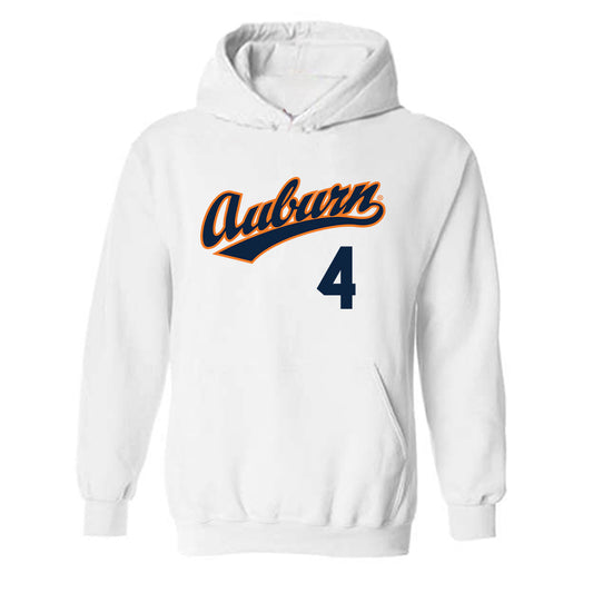 Auburn - NCAA Baseball : Jake Marciano - Replica Shersey Hooded Sweatshirt-0
