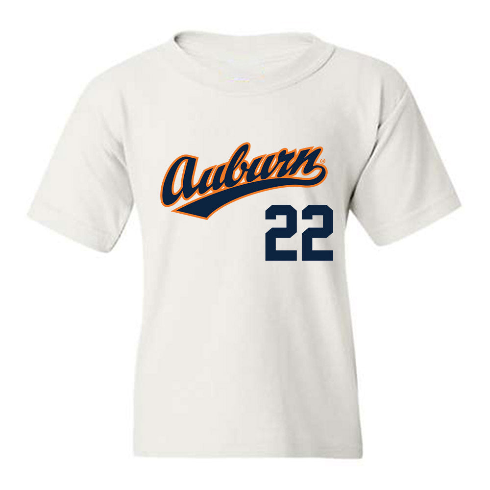 Auburn - NCAA Baseball : Connor Gatwood - Replica Shersey Youth T-Shirt-0