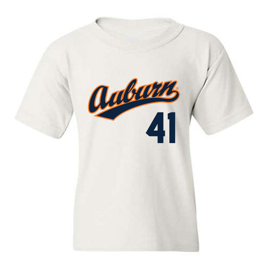 Auburn - NCAA Baseball : LJ Cormier - Replica Shersey Youth T-Shirt-0