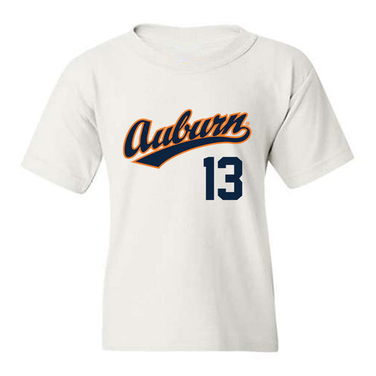 Auburn - NCAA Baseball : Ethan Harden - Replica Shersey Youth T-Shirt-0