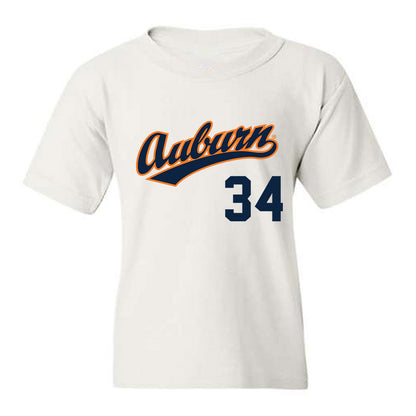 Auburn - NCAA Baseball : Logan Gregorio - Replica Shersey Youth T-Shirt-0