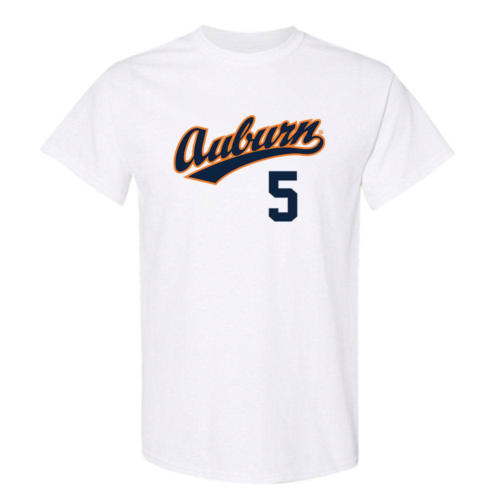 Auburn - NCAA Baseball : Bristol Carter - Replica Shersey T-Shirt-0