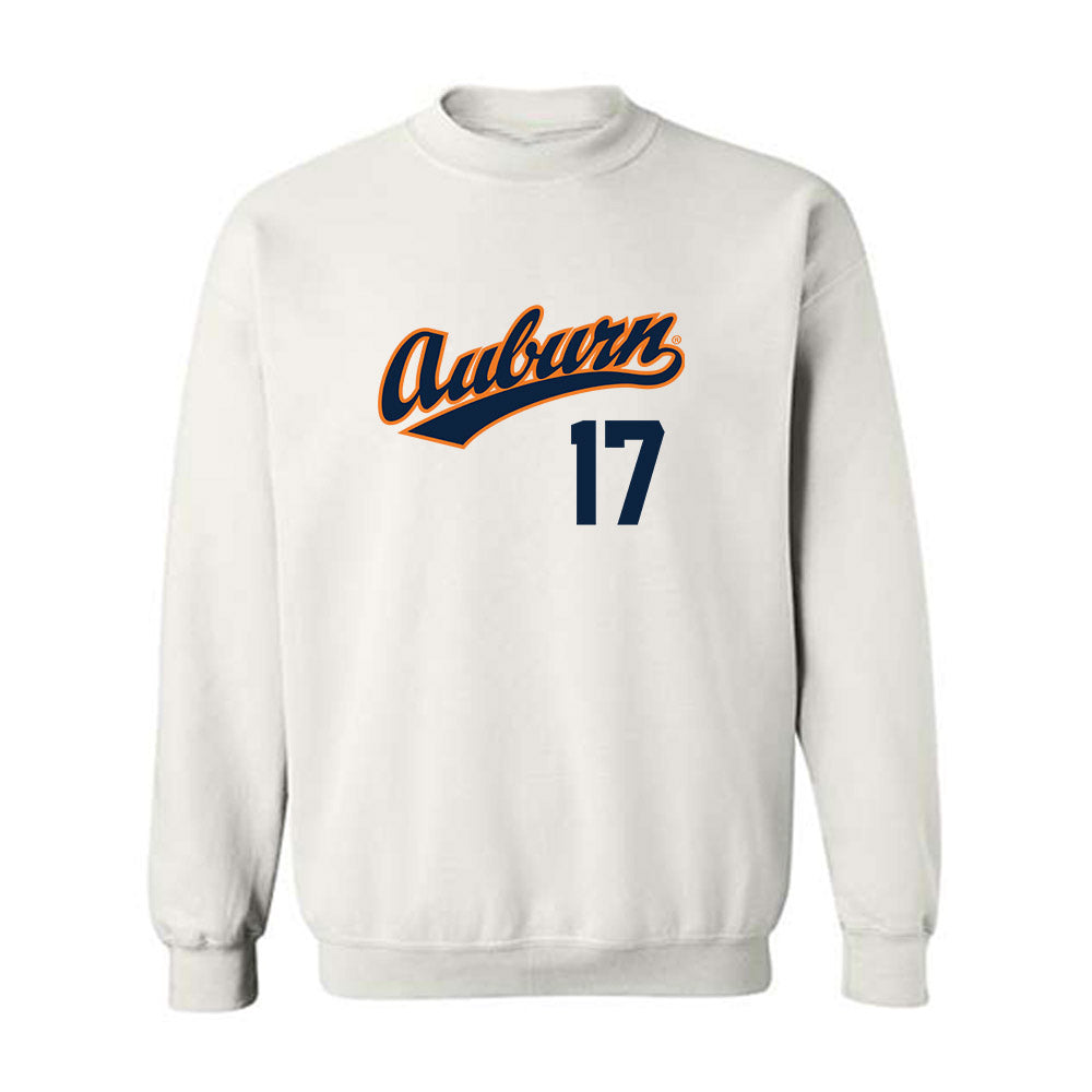 Auburn - NCAA Baseball : Mason McCraine - Replica Shersey Crewneck Sweatshirt-0