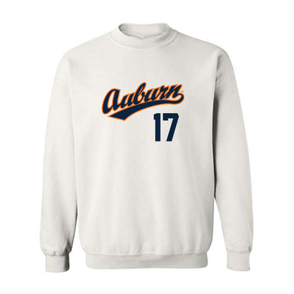 Auburn - NCAA Baseball : Mason McCraine - Replica Shersey Crewneck Sweatshirt-0