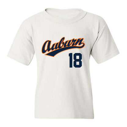 Auburn - NCAA Baseball : Ethin Bingaman - Replica Shersey Youth T-Shirt-0