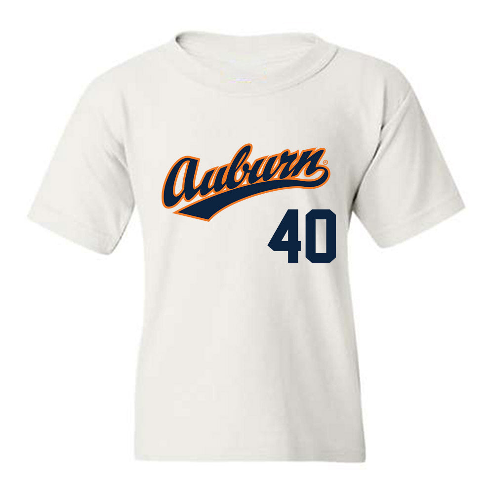 Auburn - NCAA Baseball : Wade Shelley - Replica Shersey Youth T-Shirt-0