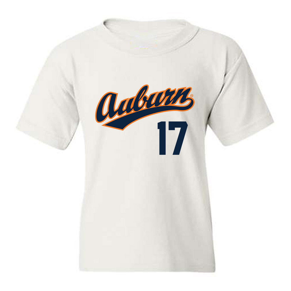Auburn - NCAA Baseball : Mason McCraine - Replica Shersey Youth T-Shirt-0
