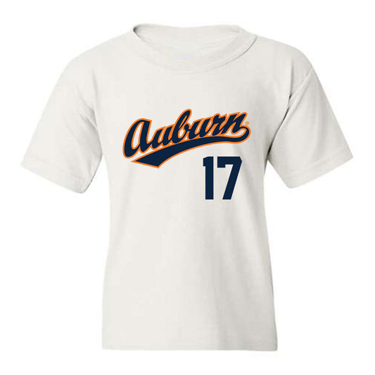 Auburn - NCAA Baseball : Mason McCraine - Replica Shersey Youth T-Shirt-0