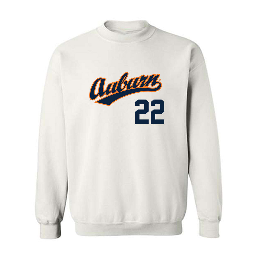 Auburn - NCAA Baseball : Connor Gatwood - Replica Shersey Crewneck Sweatshirt-0