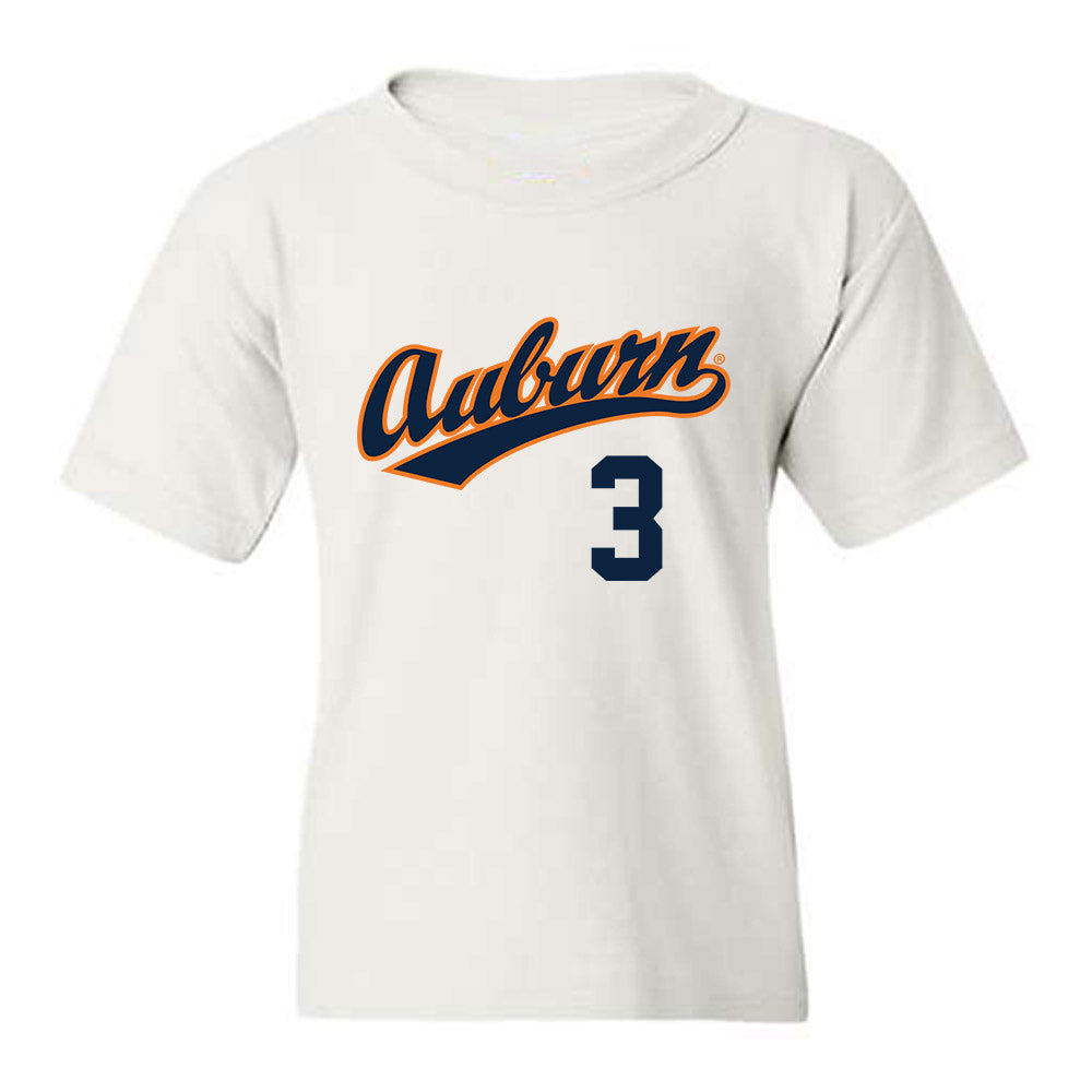 Auburn - NCAA Baseball : Chase Fralick - Replica Shersey Youth T-Shirt-0