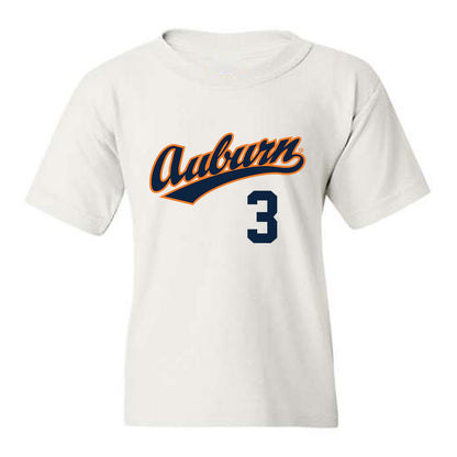 Auburn - NCAA Baseball : Chase Fralick - Replica Shersey Youth T-Shirt-0
