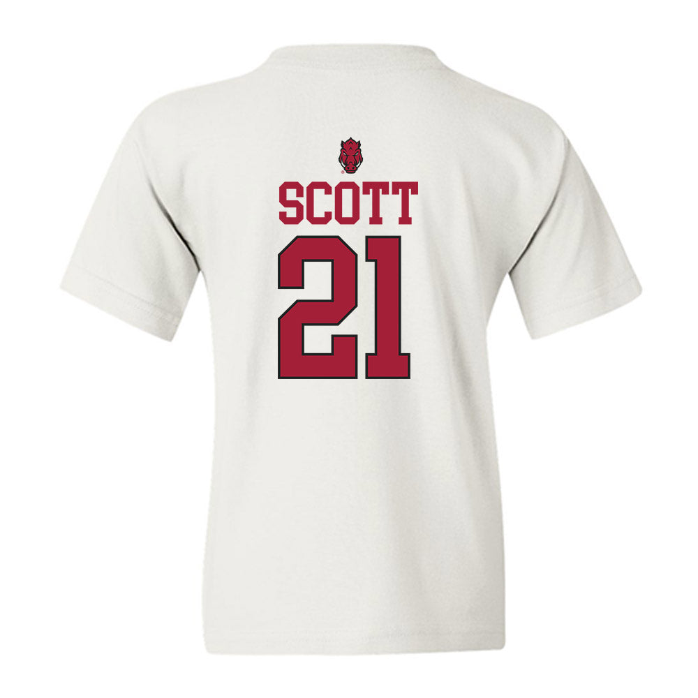Arkansas - NCAA Football : Tyler Scott - Classic Shersey Youth T-Shirt-1
