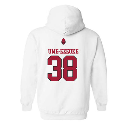 Arkansas - NCAA Football : Bradley Ume-Ezeoke - Classic Shersey Hooded Sweatshirt-1