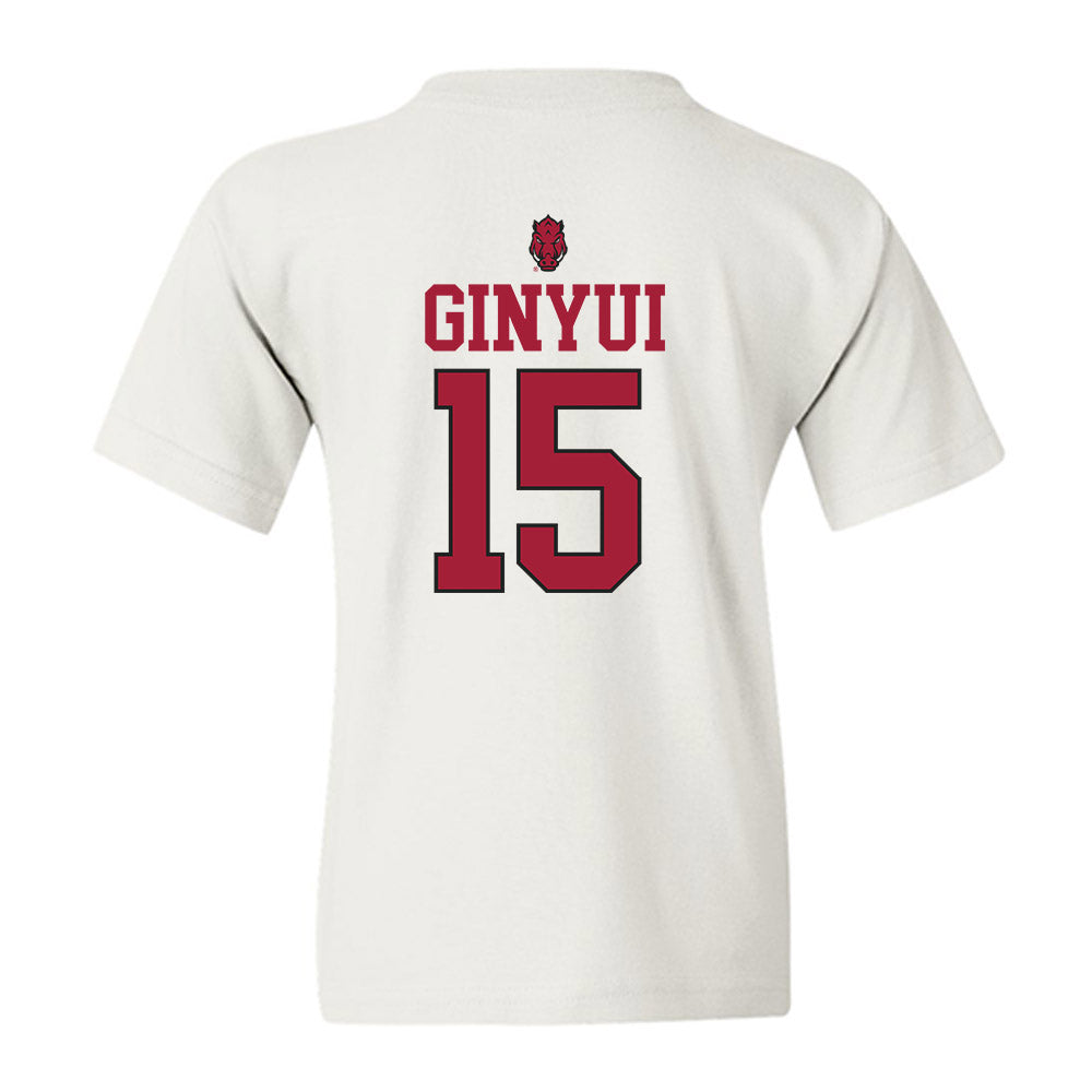 Arkansas - NCAA Football : Nsongbeh Ginyui - Classic Shersey Youth T-Shirt-1