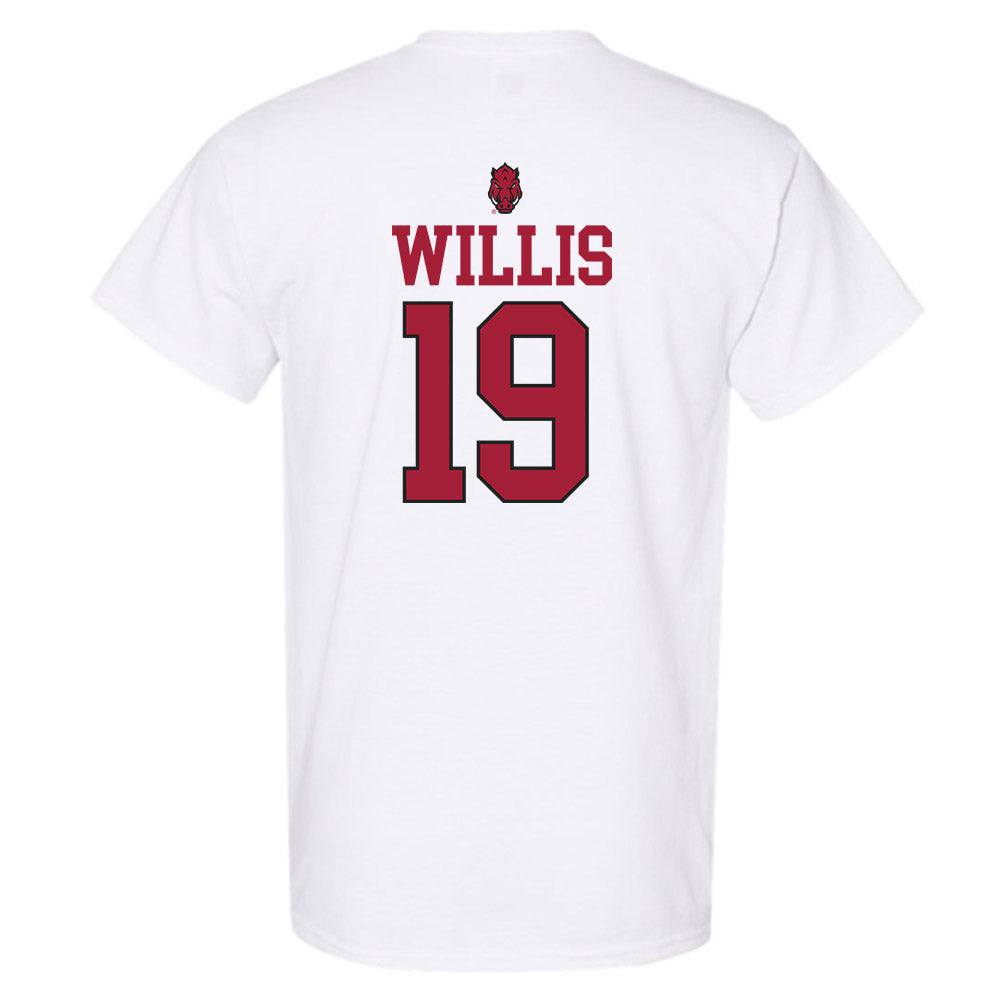Arkansas - NCAA Baseball : Carson Willis - Classic Shersey T-Shirt-1