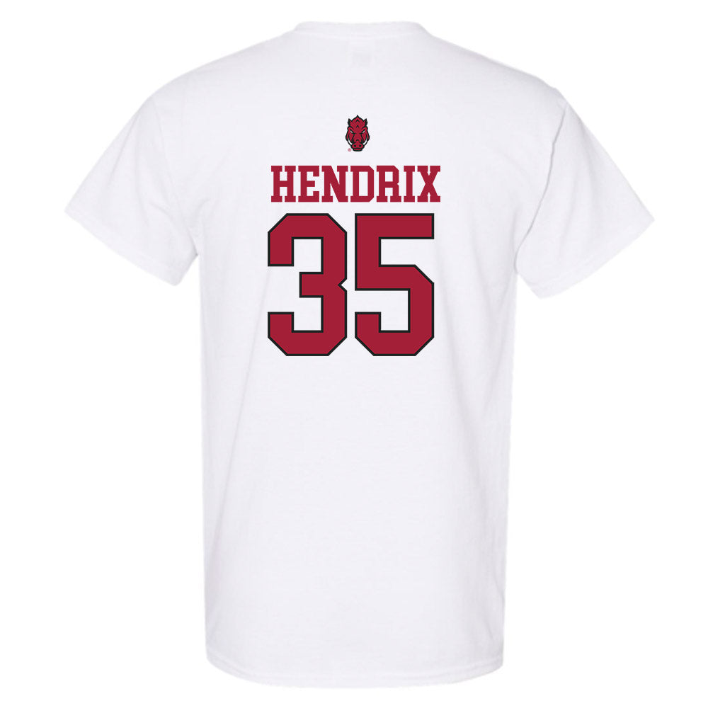 Arkansas - NCAA Football : Hutson Hendrix - Classic Shersey T-Shirt-1