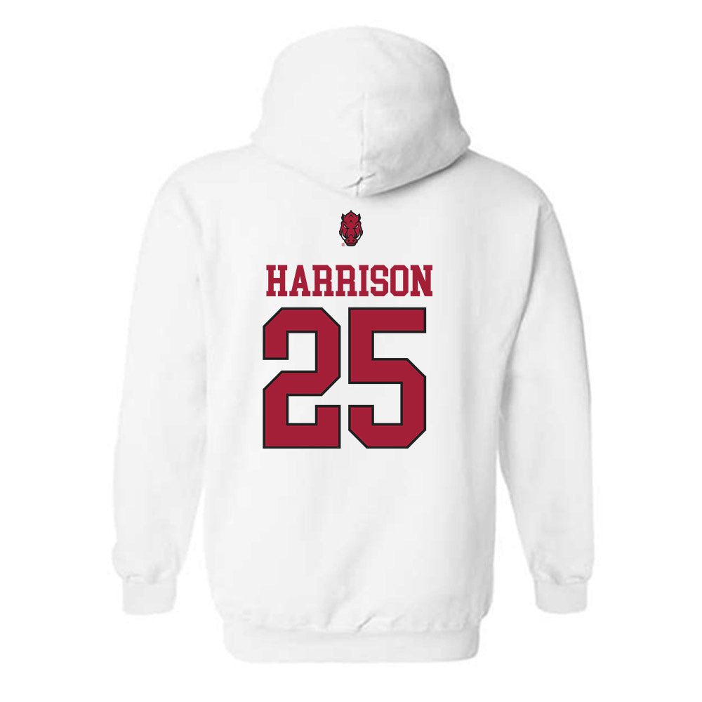 Arkansas - NCAA Softball : Cameryn Harrison - Classic Shersey Hooded Sweatshirt-1