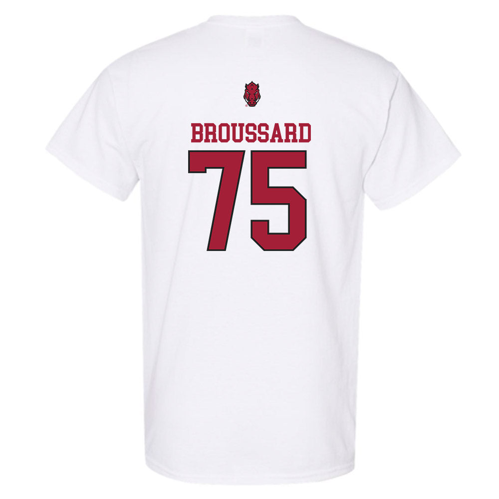 Arkansas - NCAA Football : Kavion Broussard - Classic Shersey T-Shirt-1