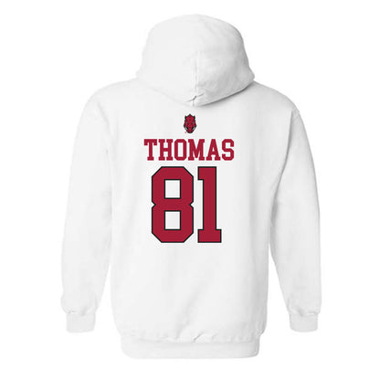 Arkansas - NCAA Football : Dai'Shaun Thomas - Classic Shersey Hooded Sweatshirt-1