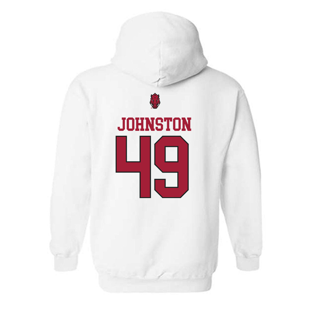 Arkansas - NCAA Football : Adam Johnston - Classic Shersey Hooded Sweatshirt-1