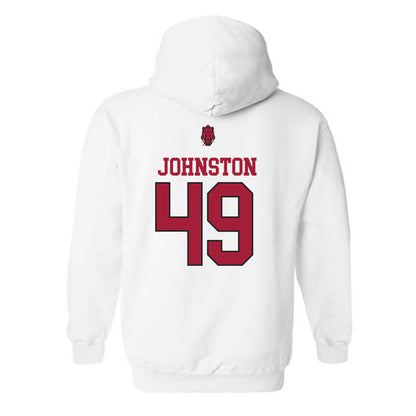 Arkansas - NCAA Football : Adam Johnston - Classic Shersey Hooded Sweatshirt-1
