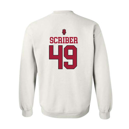 Arkansas - NCAA Football : Braxton Scriber - Classic Shersey Crewneck Sweatshirt-1