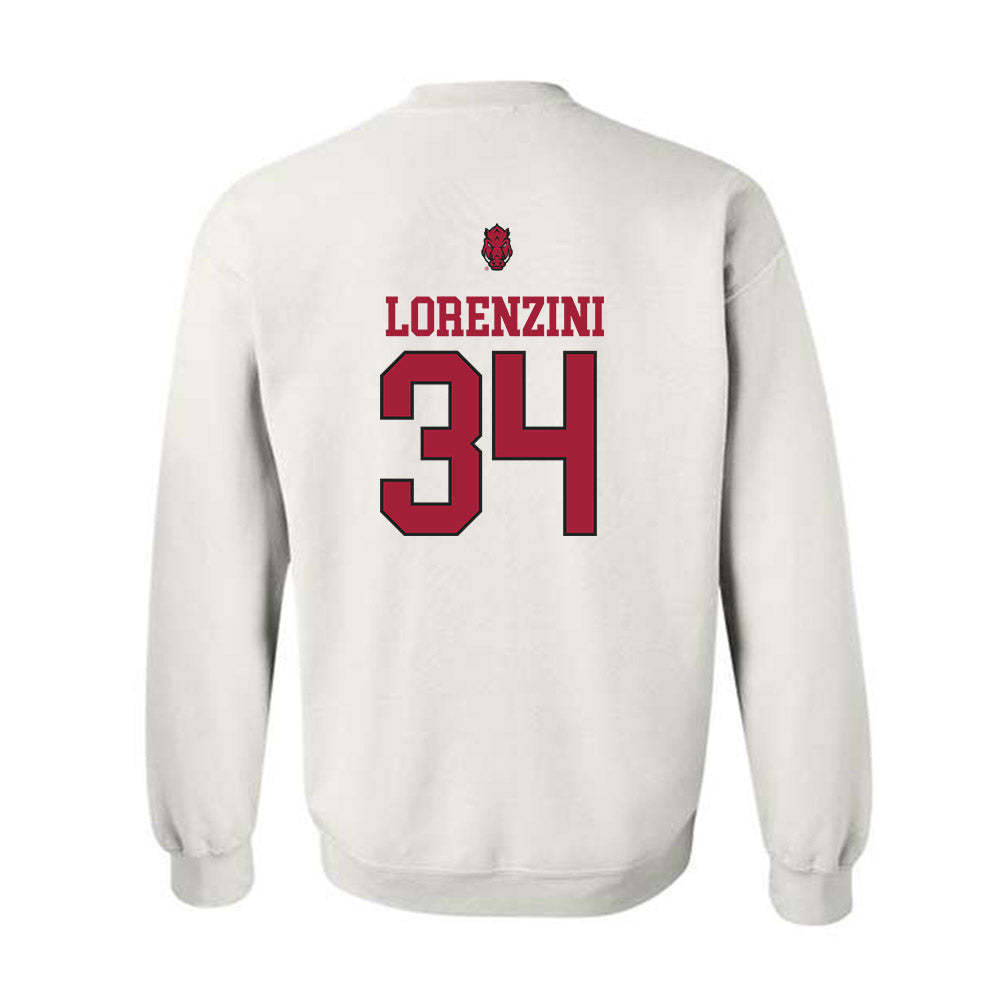 Arkansas - NCAA Baseball : Joey Lorenzini - Classic Shersey Crewneck Sweatshirt-1