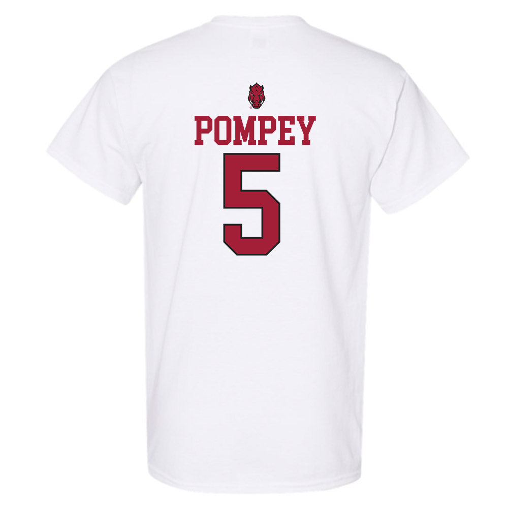 Arkansas - NCAA Baseball : TJ Pompey - Classic Shersey T-Shirt-1