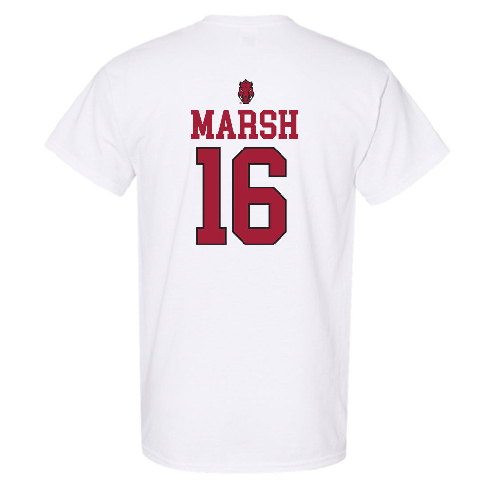 Arkansas - NCAA Football : Kourtlan Marsh - Classic Shersey T-Shirt-1