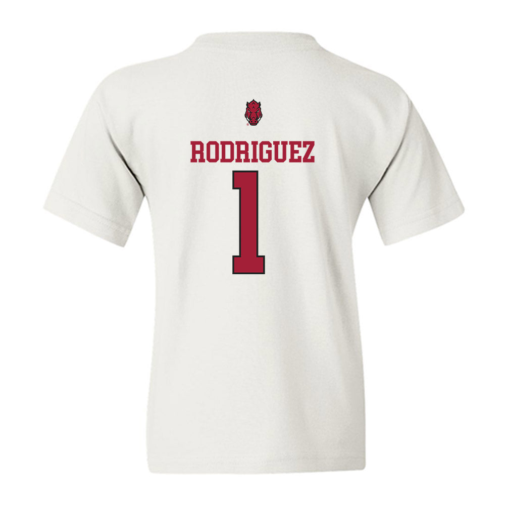 Arkansas - NCAA Women's Basketball : Maria Rodriguez - Classic Shersey Youth T-Shirt-1