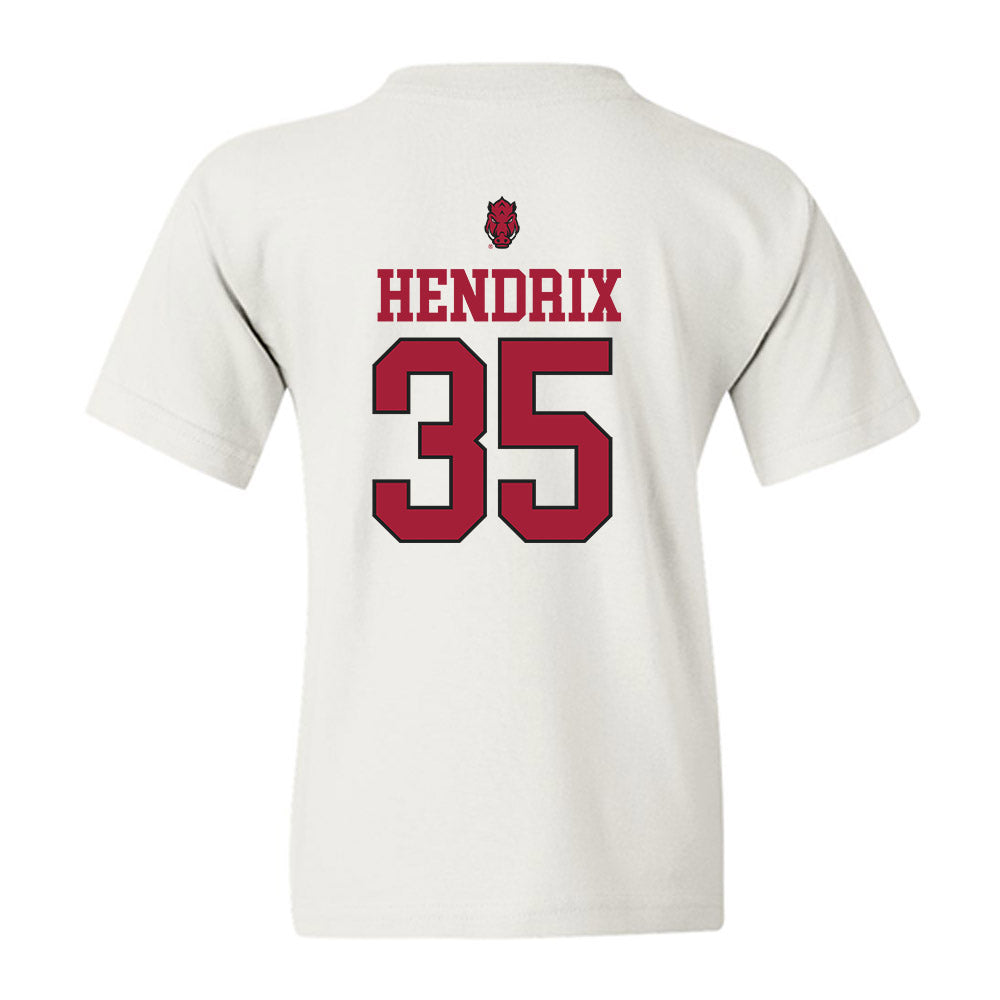 Arkansas - NCAA Football : Hutson Hendrix - Classic Shersey Youth T-Shirt-1