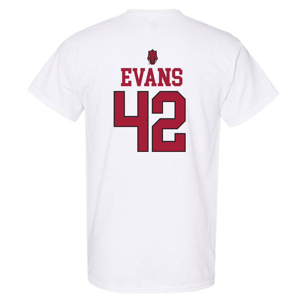 Arkansas - NCAA Football : Jeremy Evans - Classic Shersey T-Shirt-1