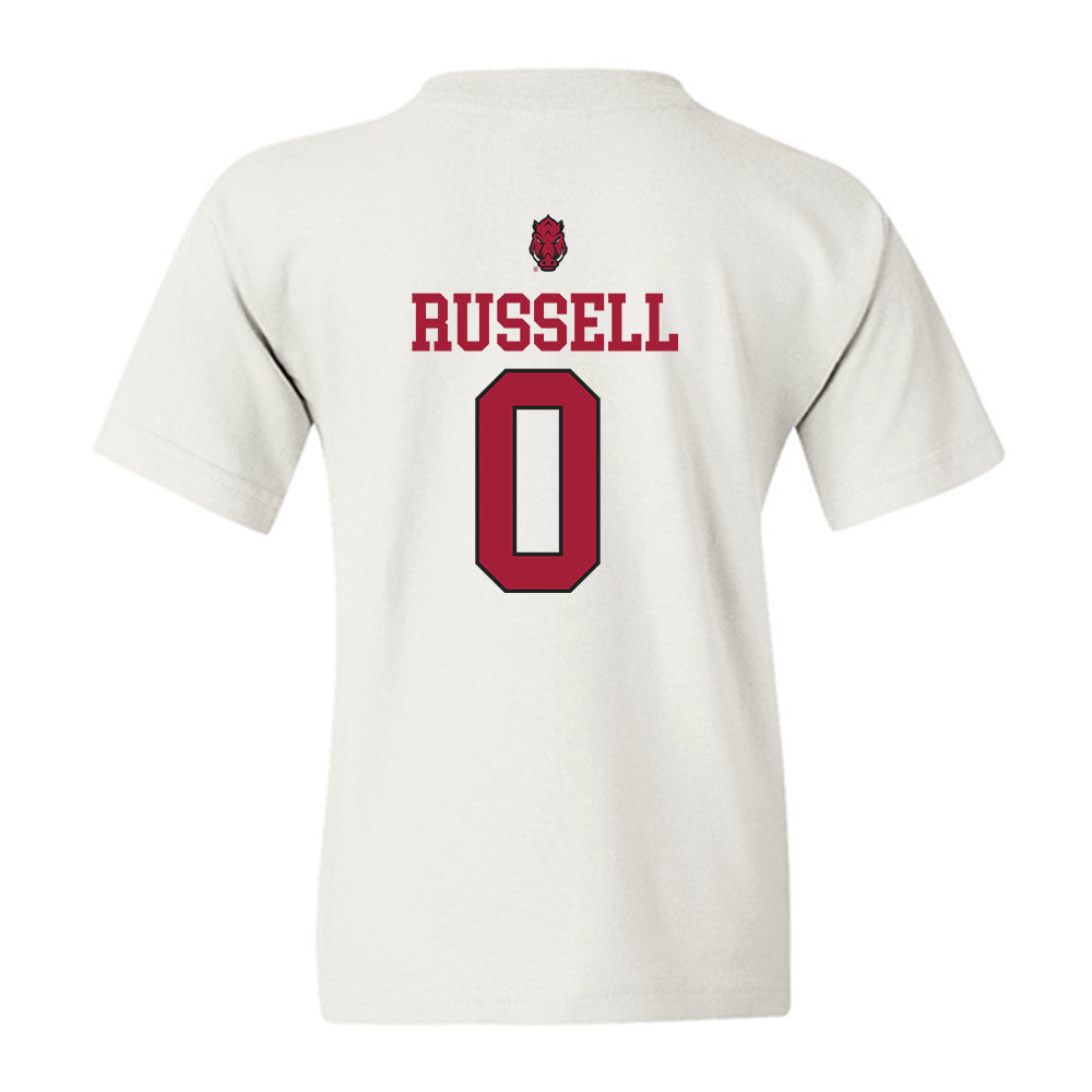 Arkansas - NCAA Football : Braylen Russell - Classic Shersey Youth T-Shirt-1