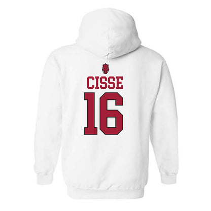 Arkansas - NCAA Football : Ismael Cisse - Classic Shersey Hooded Sweatshirt-1