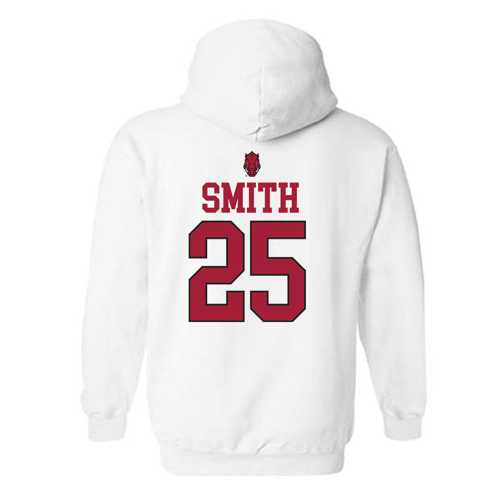 Arkansas - NCAA Football : Ja’Quavion Smith - Classic Shersey Hooded Sweatshirt-1