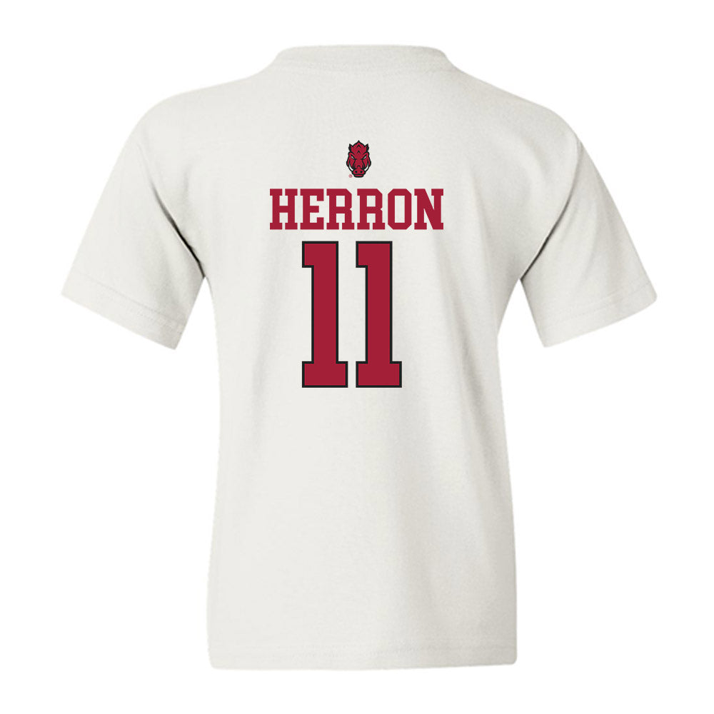 Arkansas - NCAA Softball : Robyn Herron - Classic Shersey Youth T-Shirt-1