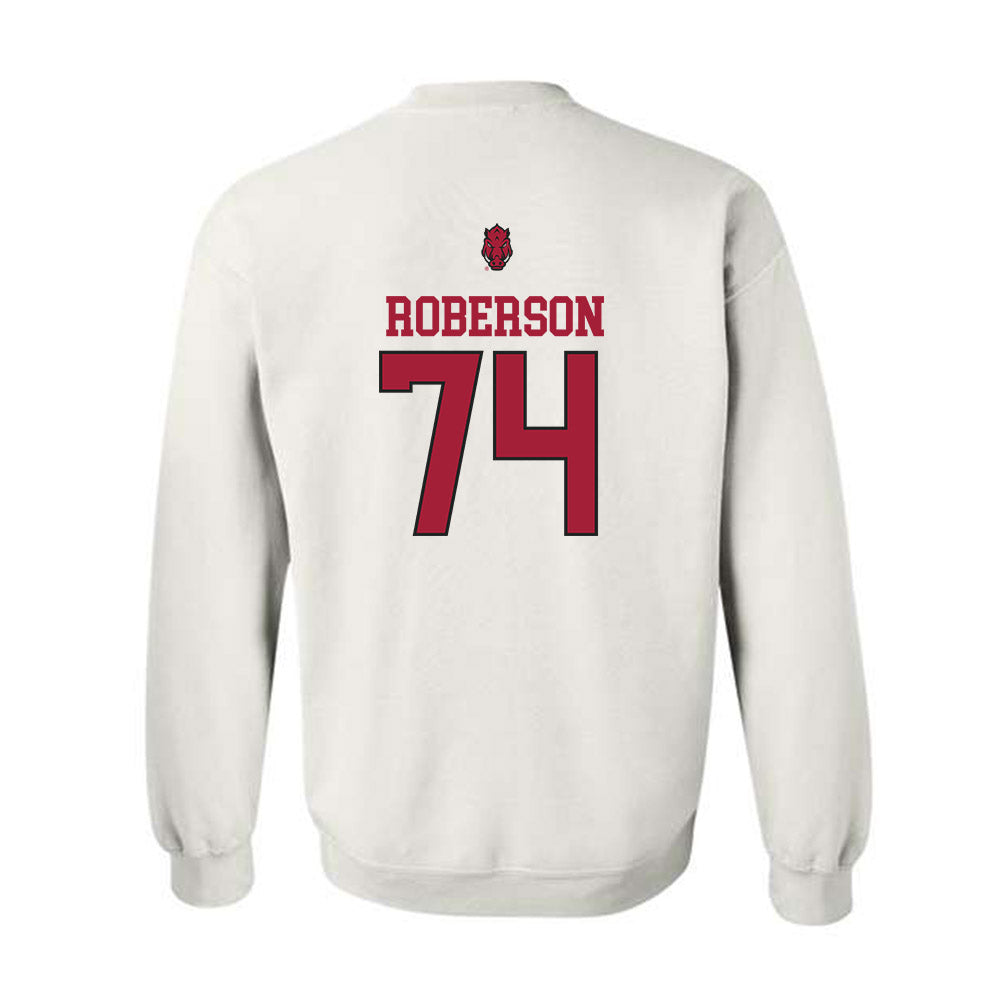 Arkansas - NCAA Football : Terence Roberson - Classic Shersey Crewneck Sweatshirt-1