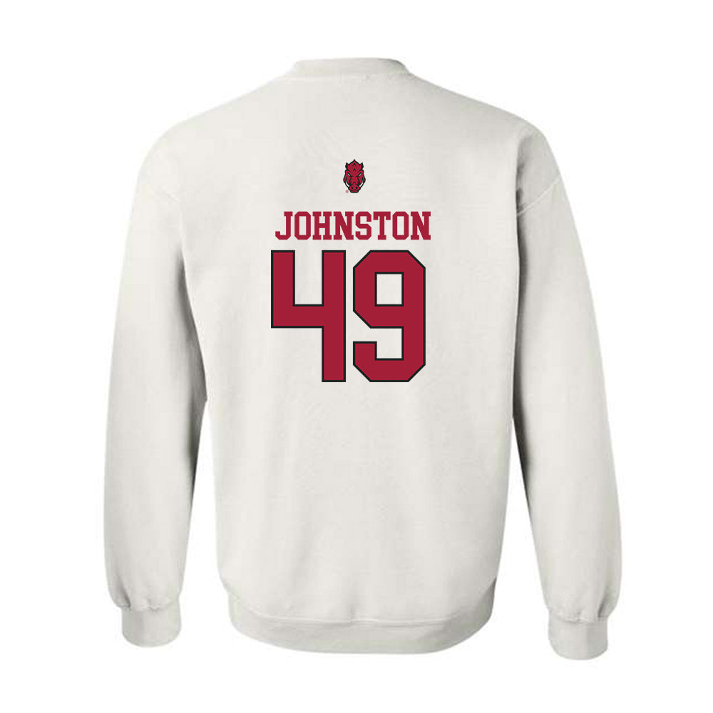 Arkansas - NCAA Football : Adam Johnston - Classic Shersey Crewneck Sweatshirt-1