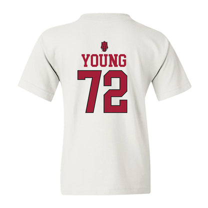 Arkansas - NCAA Football : Tucker Young - Classic Shersey Youth T-Shirt-1