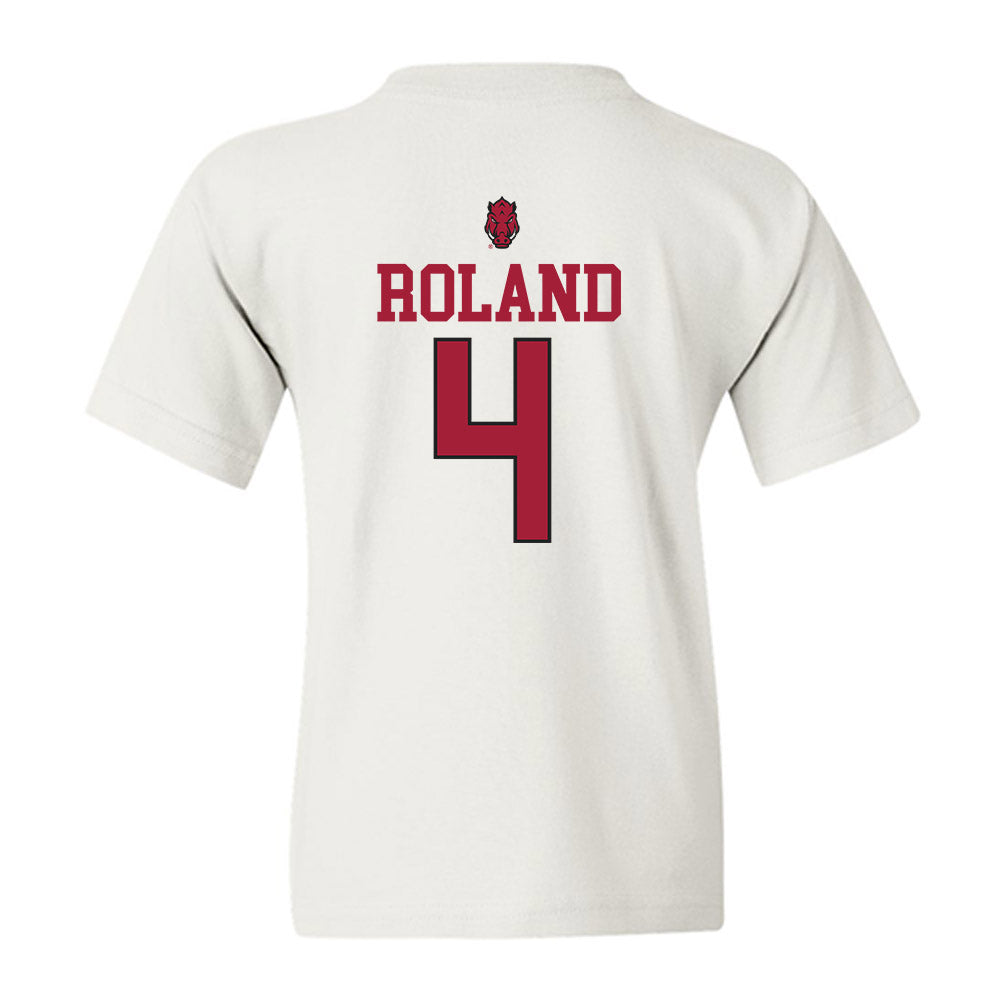 Arkansas - NCAA Football : Lakhi Roland - Classic Shersey Youth T-Shirt-1